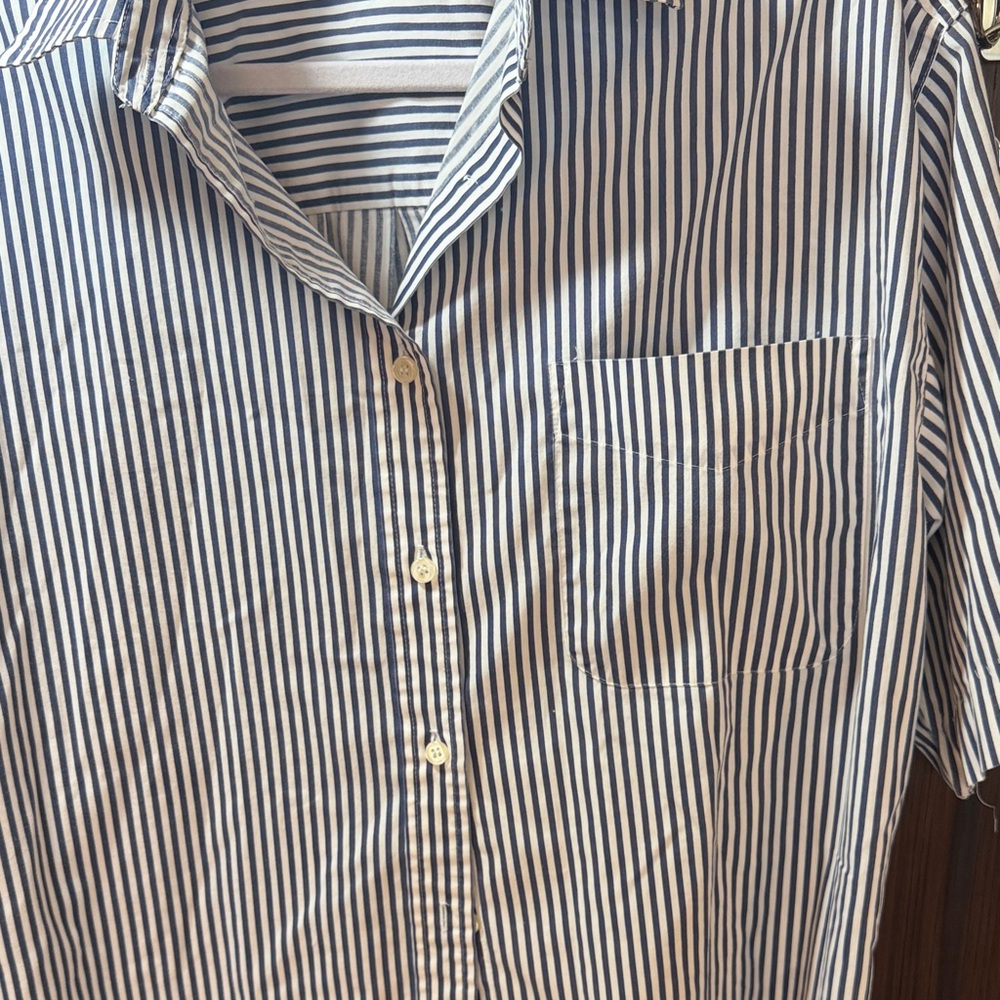 Classic Striped Button Down Shirt - image 5